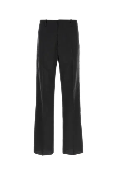 BOTTEGA VENETA PANTALONE IN LANA ARDESIA   UOMO