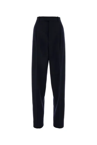 Bottega Veneta Wool Trousers In Black