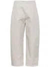 Bottega Veneta Sailor Mid-rise Wide-leg Trousers In Grey