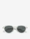 Shop Bottega Veneta Panthos Round Sunglasses In Silver
