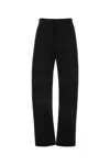 Bottega Veneta Twill Pant With Belt Loops And Single Back Pocket In Black