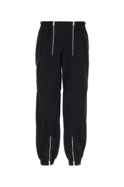 Bottega Veneta Technical Nylon Pants With Zipper In Black