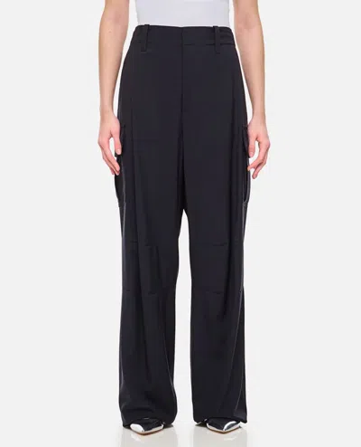 Bottega Veneta Pants In Blue
