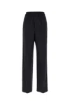 Bottega Veneta Cotton-blend Wide-leg Pants In Blue
