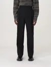 Bottega Veneta Grain De Poudre Trousers In Black