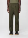 Bottega Veneta Technical Faille Straight Pants In Green