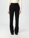 Bottega Veneta Fluid Matte Jersey Flare Leg Pants In Schwarz