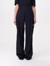 Bottega Veneta Women's Fine Wool Pants In Blue