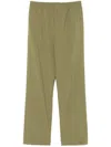 Bottega Veneta Elastic Waist Casual Pants In Green