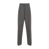 Bottega Veneta Women's Wool Trousers In Grey