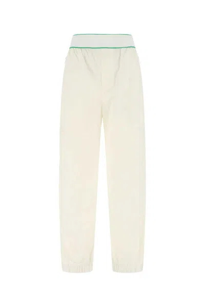 Bottega Veneta Technical Nylon Cargo Pants In White