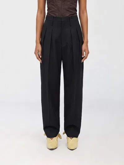 Bottega Veneta Pants Woman In Black