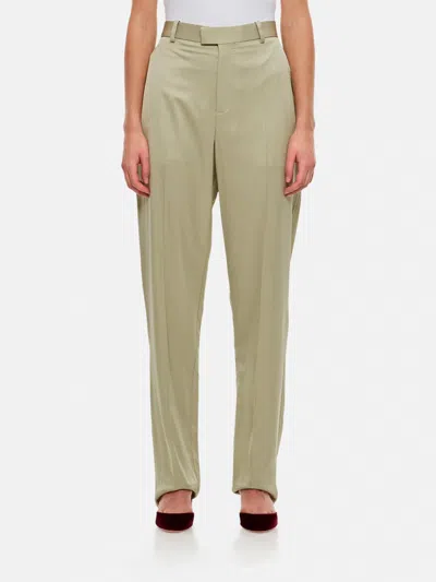 Bottega Veneta Pants Woman Grey In Gray