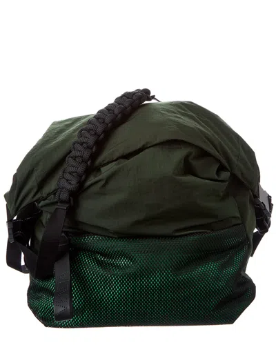 Bottega Veneta Paper Touch Nylon Messenger Bag In Green