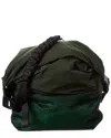 Bottega Veneta Paper Touch Nylon Messenger Bag In Green