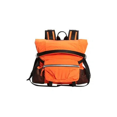 Pre-owned Bottega Veneta Paper Touch Nylon Mini Backpack 'orange/black' | Men's Size Onesize