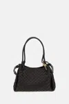 Bottega Veneta Parachute Bag In Black