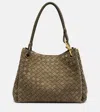 Bottega Veneta Parachute Intrecciato Large Suede Tote Bag