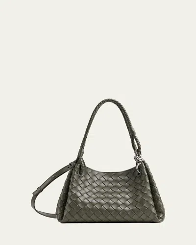 Bottega Veneta Parachute Medium Nappa Leather Shoulder Bag