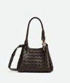 Bottega Veneta Small Parachute Leather Bag In Fondant