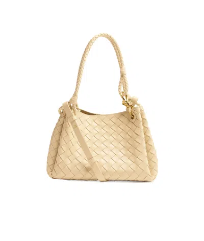 Bottega Veneta Parachute Shoulder Bag In Nude