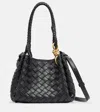 Bottega Veneta Parachute Small Leather Tote Bag In Black