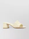 Bottega Veneta Parco Leather Mules Block Heel