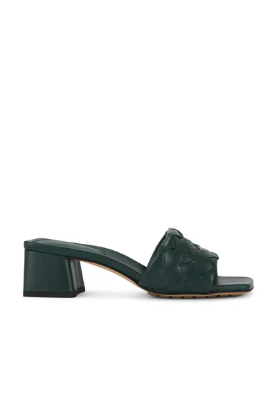 Bottega Veneta Parco Mule Sandal In Green