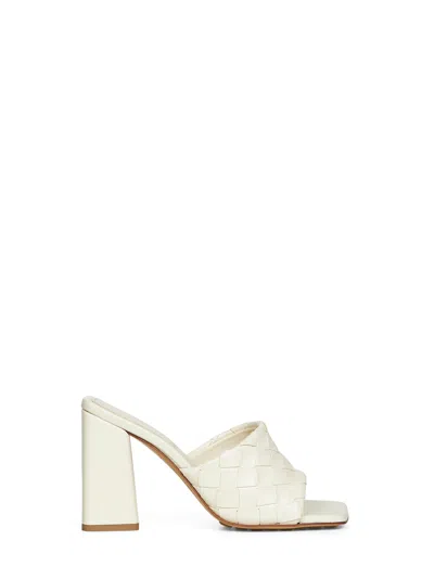 Bottega Veneta Parco Mule In White