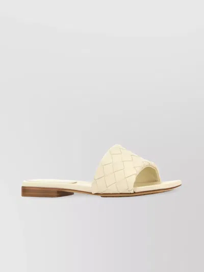 Bottega Veneta Parco Woven Leather Mules