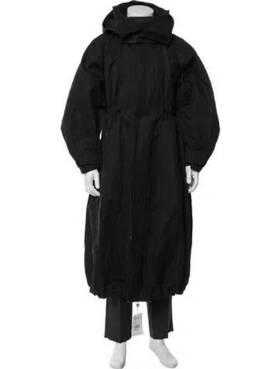 Pre-owned Bottega Veneta Parka In Black