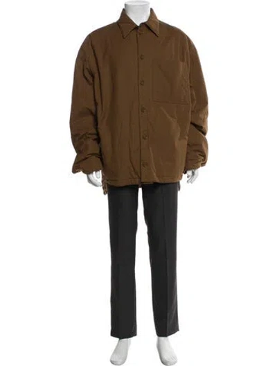 Pre-owned Bottega Veneta Parka In Brown