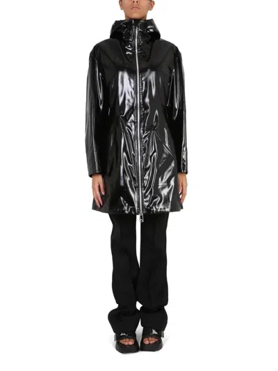 Bottega Veneta Parka Con Cappuccio In Black