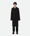 Bottega Veneta Bottega  Veneta Cotton Silk Parka With Check Lining In Black
