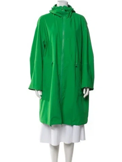 Pre-owned Bottega Veneta Parka In Green