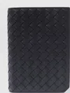 Bottega Veneta Passport Case Featuring Woven Design