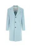 Bottega Veneta Viscose And Silk Twill Coat In Blue
