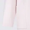 Bottega Veneta Pastel Pink Wool Blend Cardigan In Multi