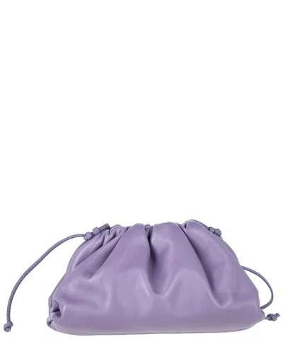 Bottega Veneta Pastel Purple Lambskin Leather Mini Pouch (authentic Pre-loved)