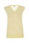 Bottega Veneta Cashmere Vest In Daffodil