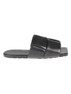 Bottega Veneta Patch Flat Mules In Padded Intreccio Leather