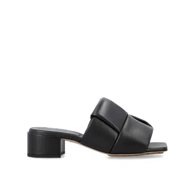 Bottega Veneta Black Patch Sandals