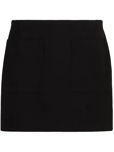 BOTTEGA VENETA DOUBLE MINIROCK AUS BAUMWOLLE