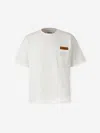 Bottega Veneta Pima Cotton Jersey T-shirt In White