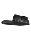 Bottega Veneta Patch Leather Mules In Black