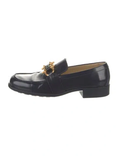 Pre-owned Bottega Veneta Patent Leather Loafers In Brown