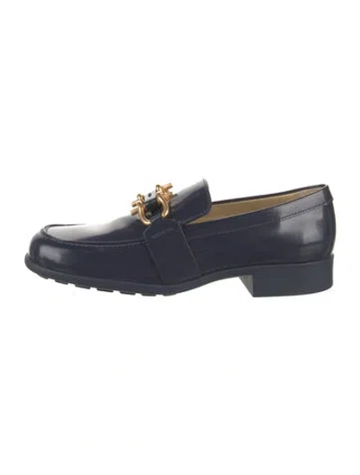 Pre-owned Bottega Veneta Patent Leather Loafers In Brown