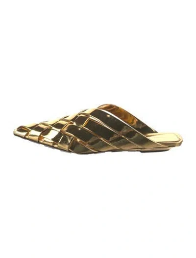 Pre-owned Bottega Veneta Patent Leather Mules