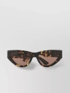 BOTTEGA VENETA PATTERNED SUNGLASSES WITH CAT EYE FRAME