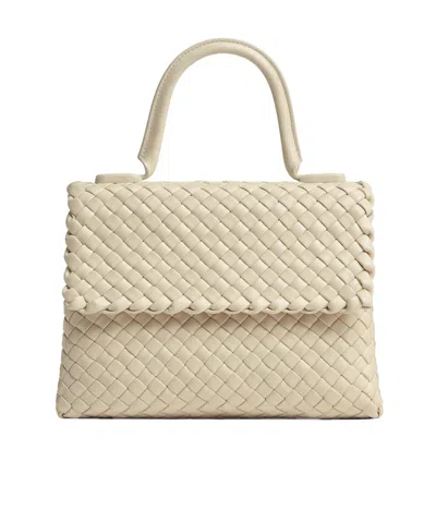 Bottega Veneta Patti Top Handle Bag In Brown